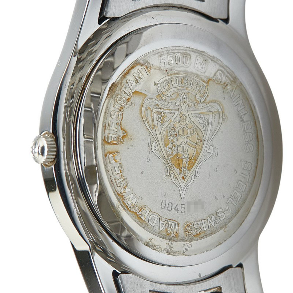 Gucci G-Class Watch, 5500M Quartz Movement, Black Dial, Stainless Steel, Men'... - Picture 4 of 7
